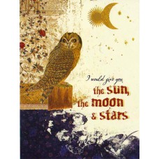 LEANIN TREE GREETING CARD THE SUN, THE MOON & STARS